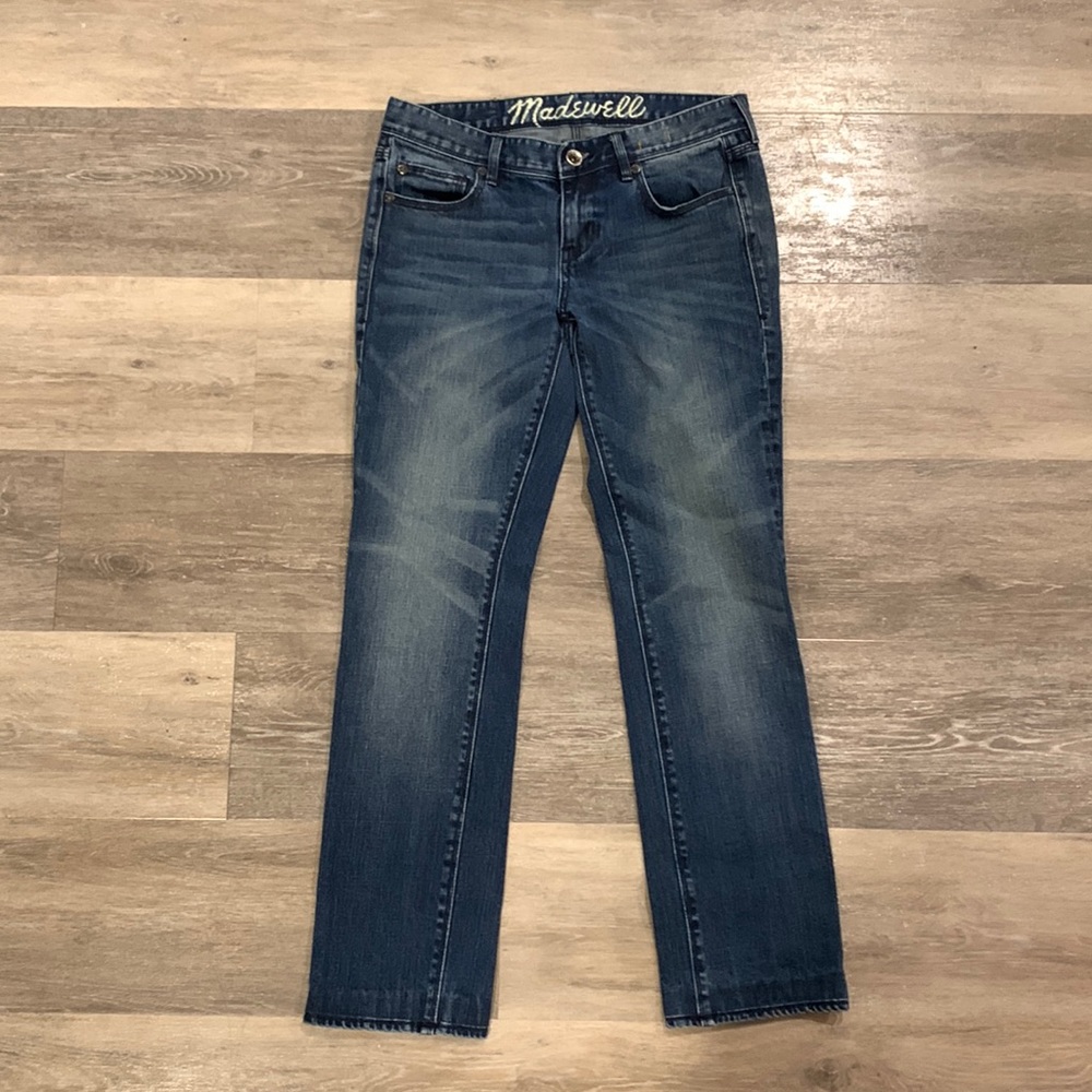 Madewell medium dark wash size 26 short ankle jeans